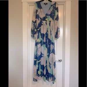 Long elegant floral dress